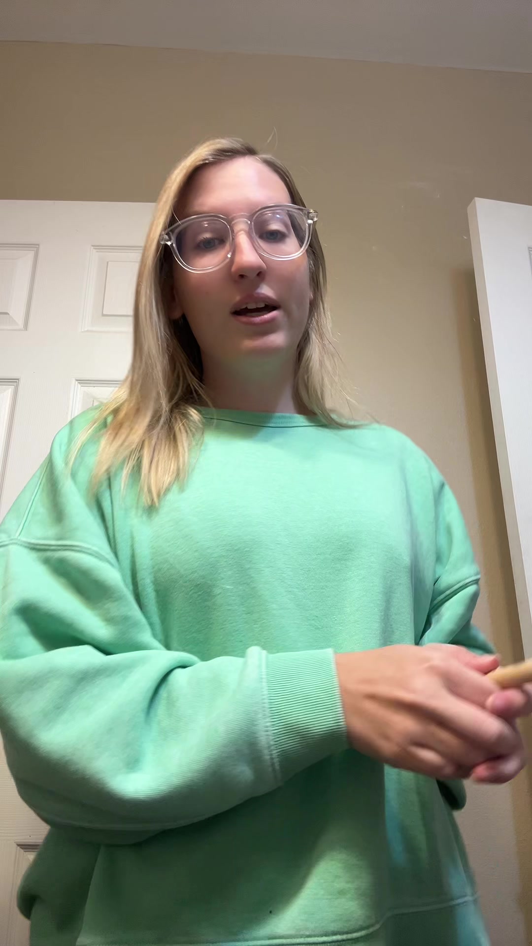 TikTok post by @mcclainbak0818 for ENML Toothpaste Tabs. Caption reads: GRWM @Bubble Skincare @ENML Toothpaste Tabs....