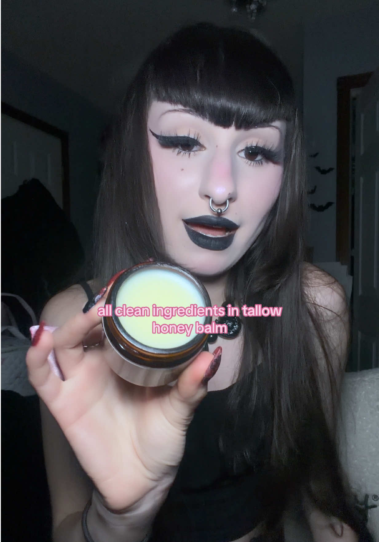 TikTok post by @petvampr for Terra Lotus. Caption reads: [...] super hydrated + smooth 💖🎀🖤 @Terra Lotus....