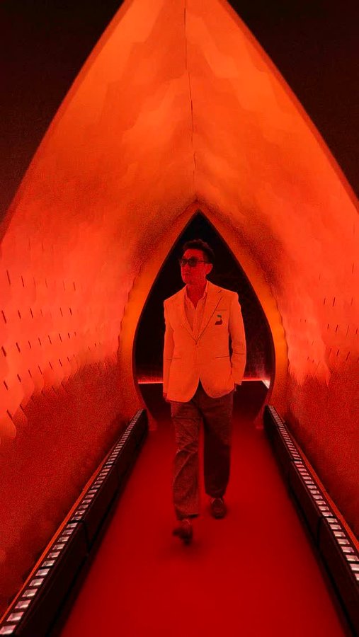 Instagram post by @burin_boonvisut for Martell. Caption reads: It is my privilege to be a part of Martell’s....