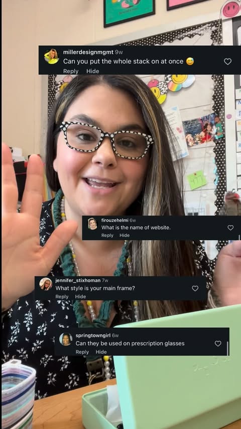 Instagram post by @teachinglittlewonderz for Pair Eyewear. Caption reads: Forever loving my Finley frames from @paireyewear....