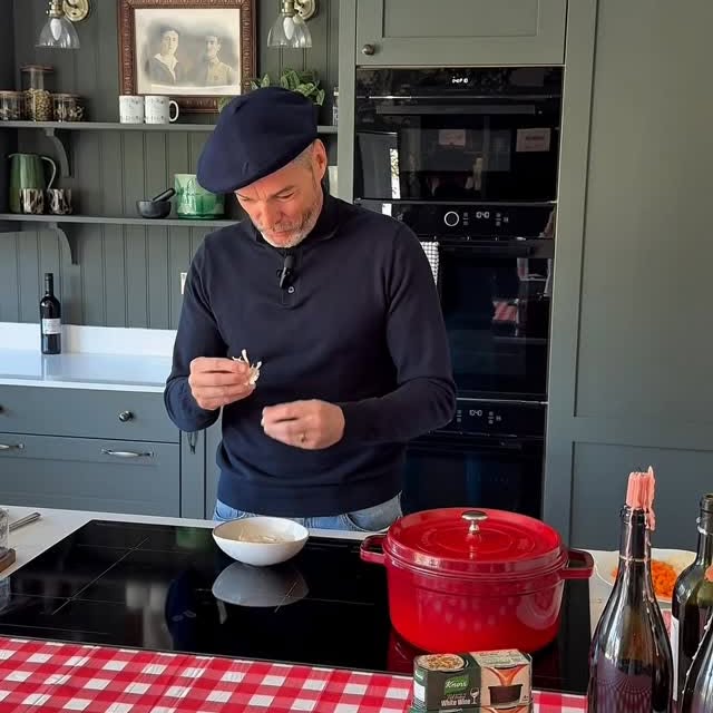 Instagram post by @fred_sirieix for Knorr. Caption reads: Happy St George’s Day! To celebrate this....
