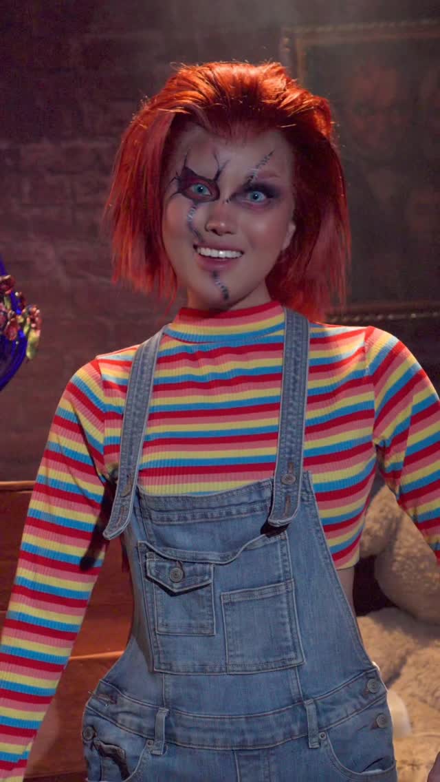 Instagram post by @urfujicko for Royal pharmacy. Caption reads: Wanna play....👀​

​Hey! I'm Chucky and this....