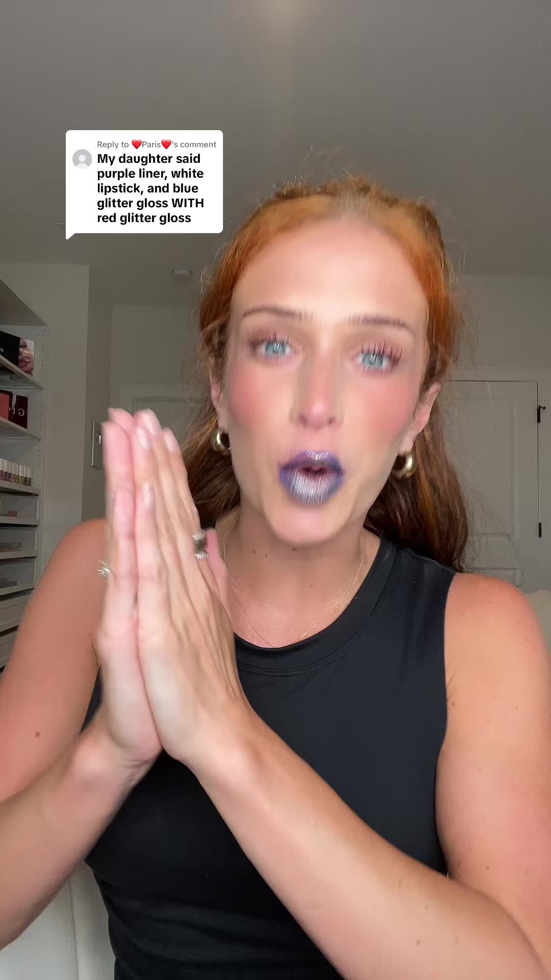 TikTok post by @sarah_wolak for Morphe. Caption reads: Replying to @❤️Paris❤️ ANOTHER DAY ANOTHER....