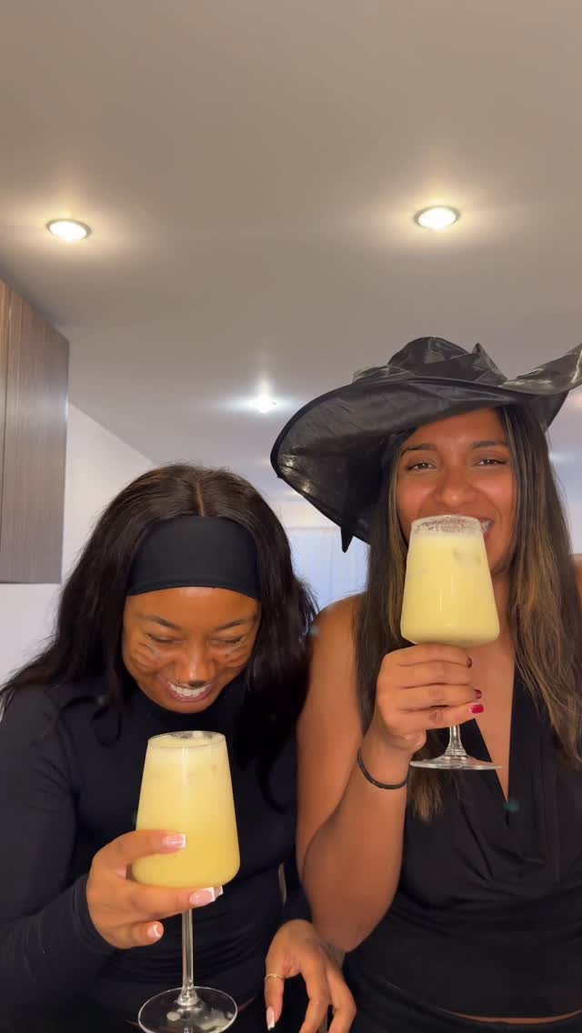 Instagram post by @shelenzamora for Malibu Drinks. Caption reads: AD The wicked witch of the south loves a cheeky....