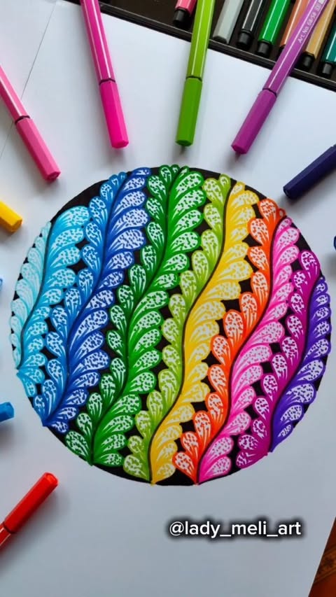 Instagram post by @lady_meli_art for STABILO. Caption reads: [...] to my old drawing, what do you think?....