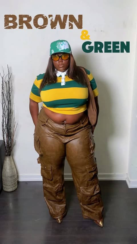 Instagram post by @_artisticlifestyle6 for Fashion Nova Curve. Caption reads: Love a good color combo 🤭 @fashionnovacurve....