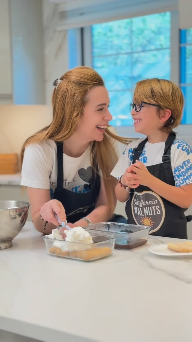 Instagram post by @soulselections for California Walnuts. Caption reads: Our shortcut tiramisu 💙 made with laughter,....