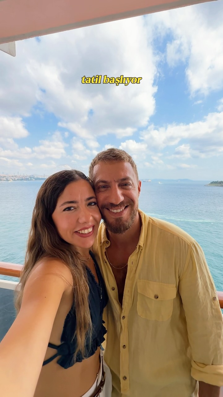 Instagram post by @oykununoykuleri for MSC Cruises Official. Caption reads: Gemi seyahatine çıkıyoruz 💙 İstanbul....