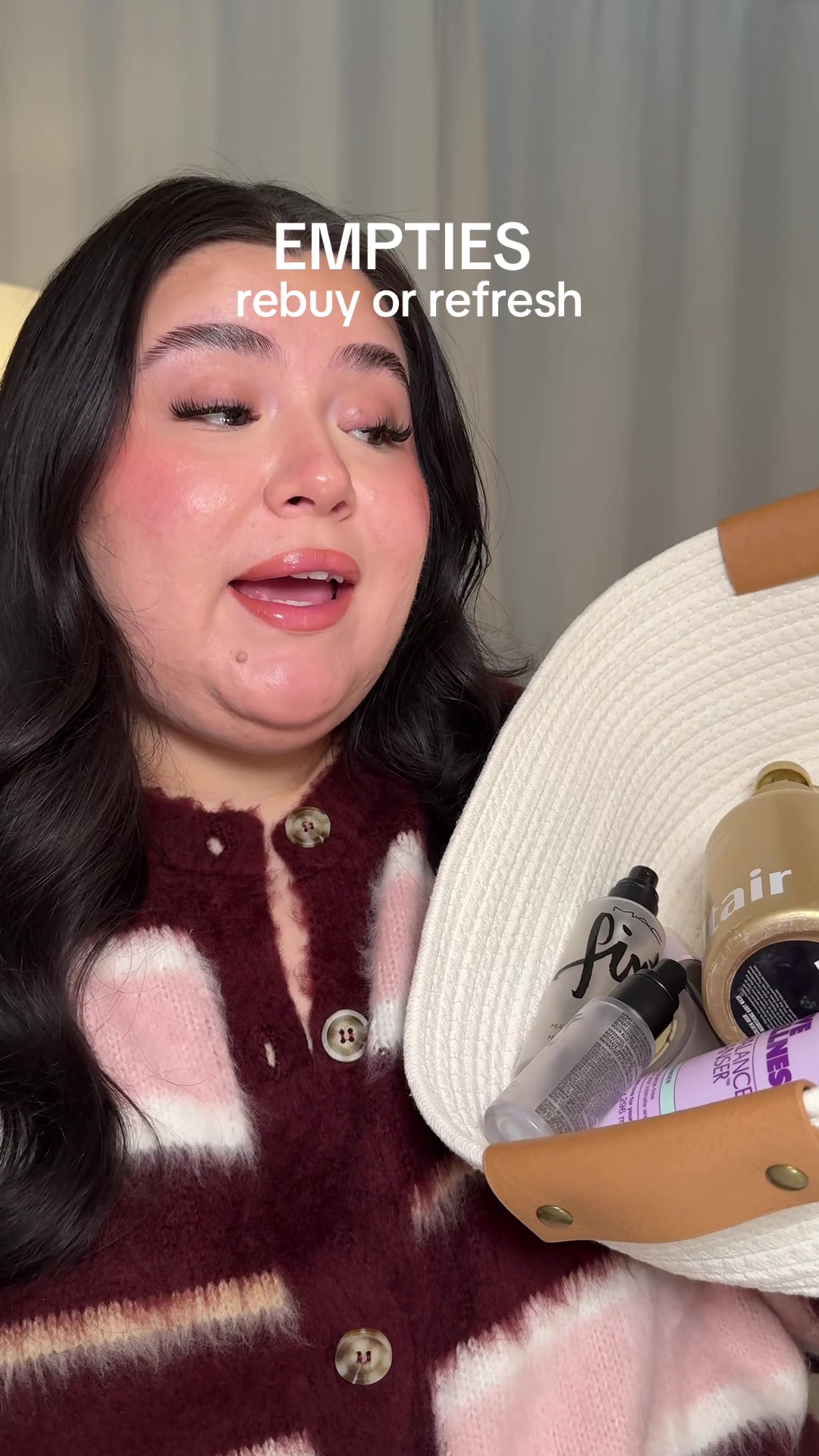 TikTok post by @all.things.jas for Supergoop. Caption reads: [...] Decay Cosmetics ALL NIGHTER PRIMER....