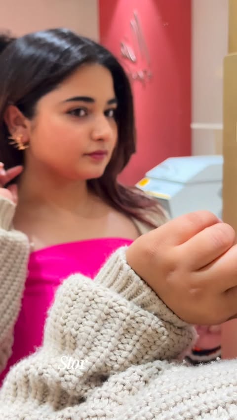 Instagram post by @bhavani_muruli for Mia by Tanishq. Caption reads: [...] sparkle this Akshaya Tritiya at Mia by....