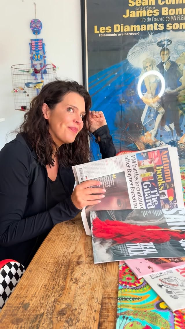 Instagram post by @40plusnotgivingupyet for The Guardian. Caption reads: [...] newspaper on Saturday. Since trying the....