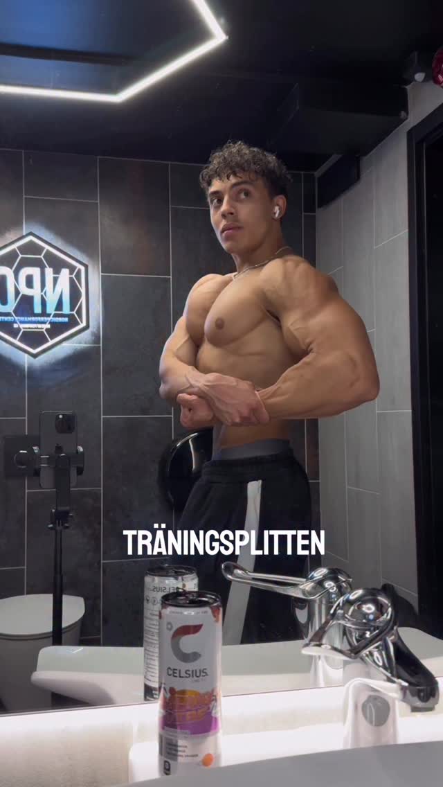 Instagram post by @erikbergmark for Celsius Sverige. Caption reads: I betalt samarbete med @celsiussverige så rankar....