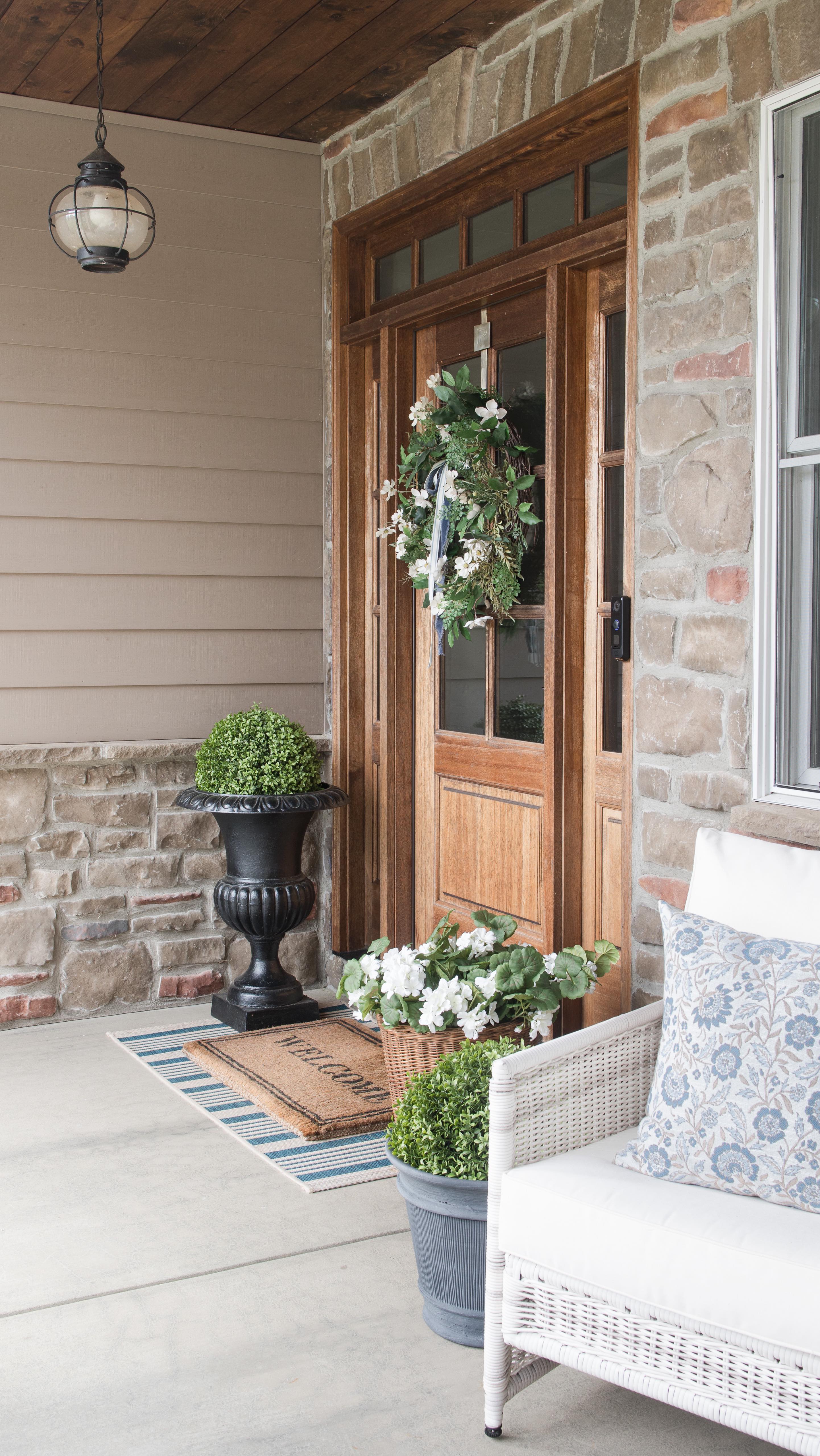 Instagram post by @amelialawrencehome for Afloral. Caption reads: With so many yard areas to care for around our....