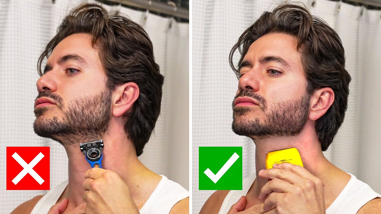 YouTube post by @alexcosta for Ulike. Caption reads: Simple Grooming Tricks To Look Attractive Everyday.