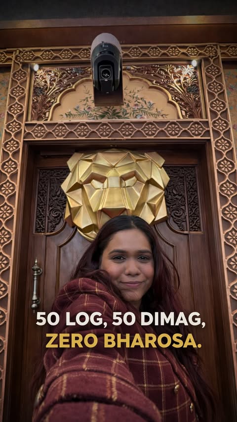 Instagram post by @greeneyed_1997 for JioCinema. Caption reads: Inside the Palace of The 50 🔥👑 From the scale to....