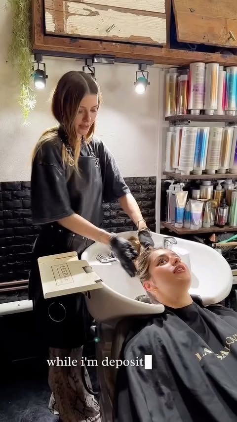 Instagram post by @larisadoll for Cosmo Prof Beauty. Caption reads: [...] below. 🖤 P.s. Stop by your local....
