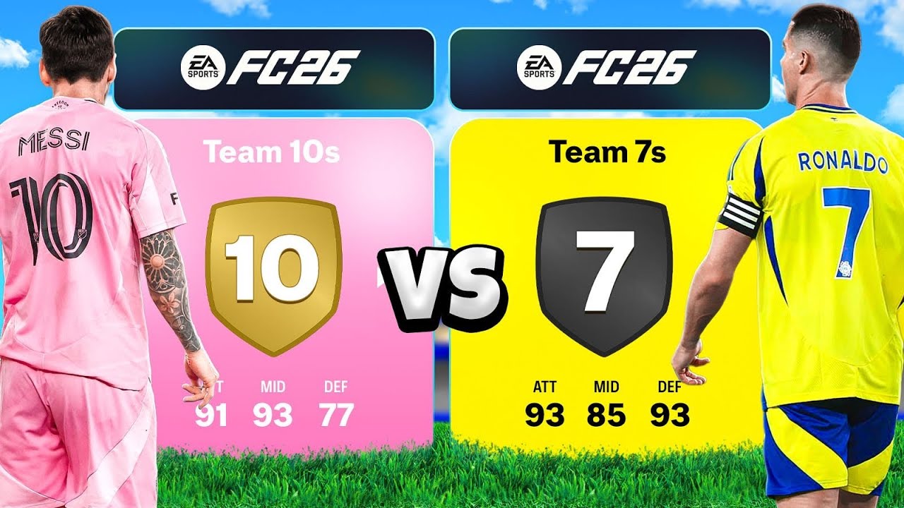 YouTube post by @BFordLancer for Xfinity. Caption reads: Number 10s vs. Number 7s.