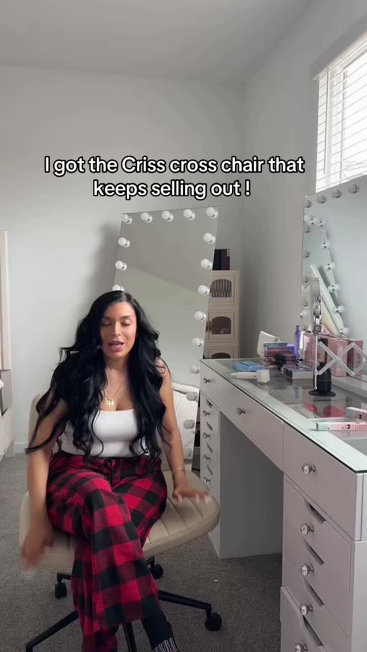 TikTok post by @prettygirlglaze for Sweet Furniture Plus. Caption reads: [...] always hurting and this helps! @Sweet....