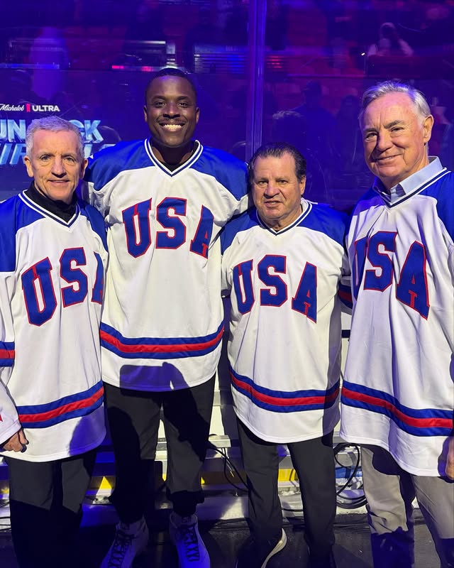 Instagram post by @lethalshooter for Michelob ULTRA. Caption reads: [...] hockey made HISTORY! And yesterday,....