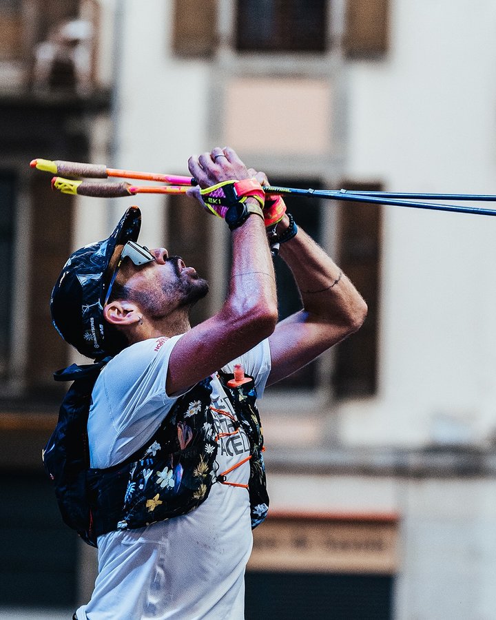 Instagram post by @paucapell for The North Face France. Caption reads: The ‘gritty bits’ ran deep. Emotions ran high. Our....