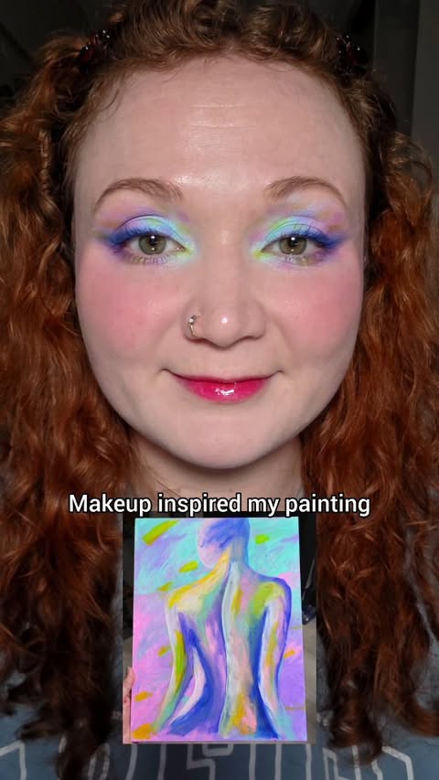 Instagram post by @glitterfairysarah for GLOW. Caption reads: [...] radiance primer @kashbeauty skin tint....