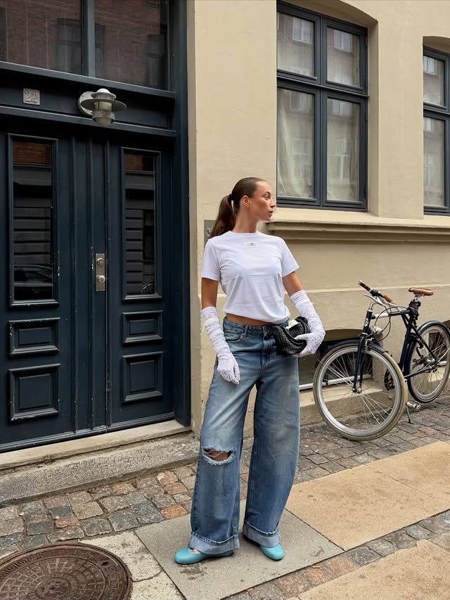 Instagram post by @josephinehoejbjerg for Zalando. Caption reads: Annonce @zalando - please can this summer never....