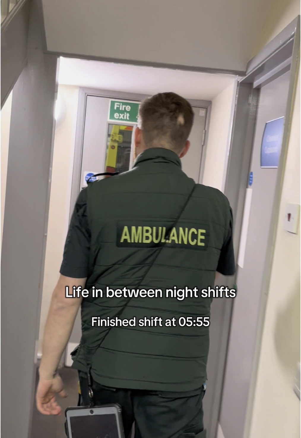 TikTok post by @lucyferguson12 for REN Clean Skincare. Caption reads: [...] #nightshift #paramedic #renskincare @REN....