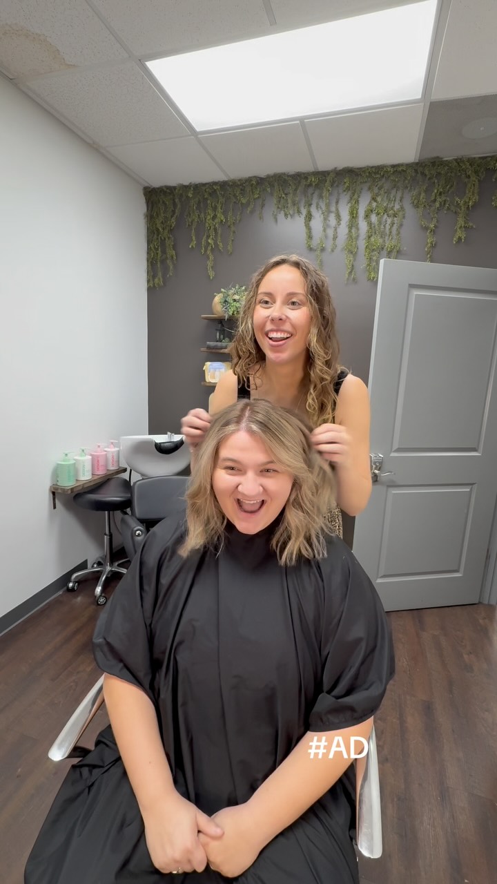 Instagram post by @thebaileylavender for Framar. Caption reads: @saloncentric #saloncentricpartner #hairstylist....