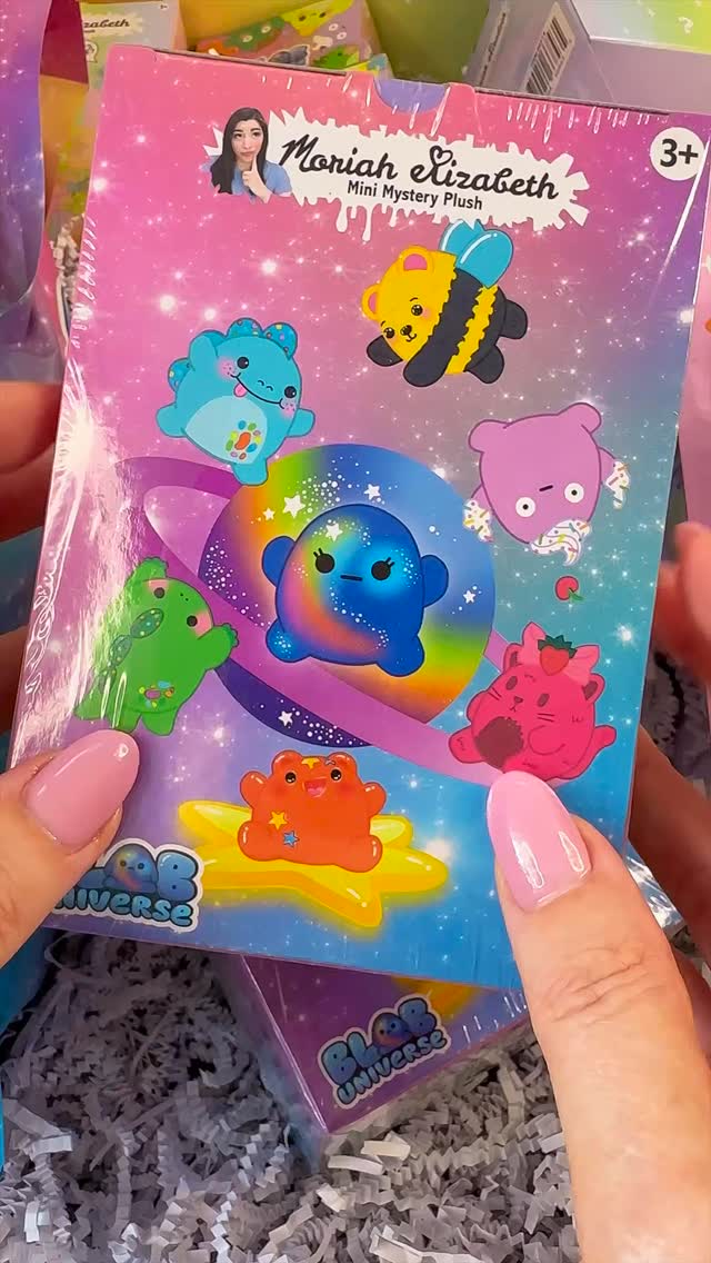 Instagram post by @vivizoneunboxed for Bonkers Toys. Caption reads: {AD} Unboxing Moriah Elizabeth the first ever Blob....