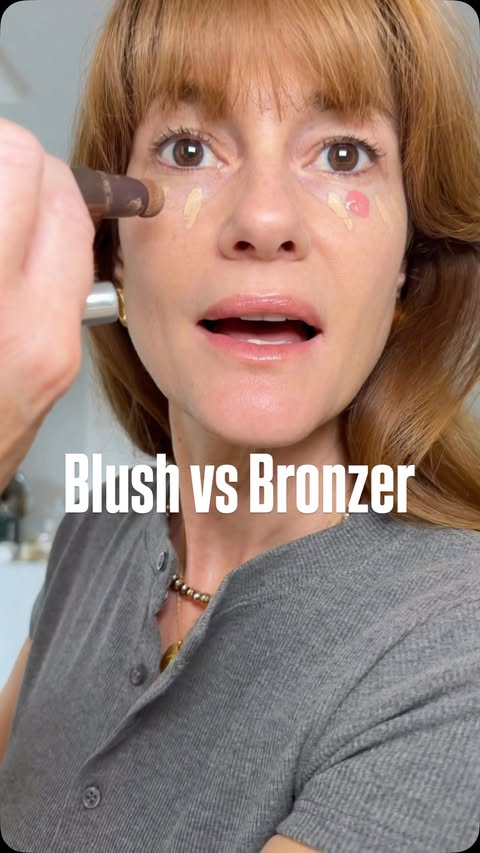 Instagram post by @xandistyle for Charlotte Tilbury. Caption reads: [...] brush @beautypie Bronzer / contour....