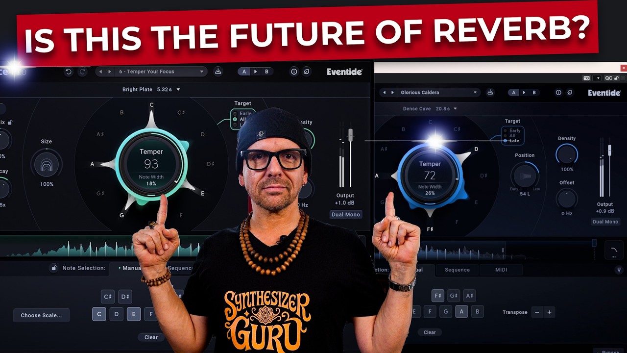 YouTube post by @Doctormix for Eventide Audio. Caption reads: Is This The Future Of Reverb? — Eventide....