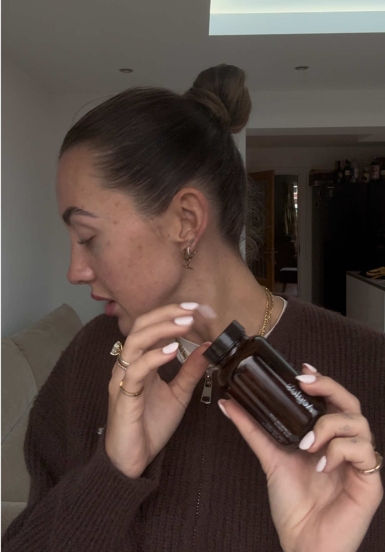 TikTok post by @jessamywhite for Healf. Caption reads: [...] update 🪄 @Aegle's @British-Supplements....