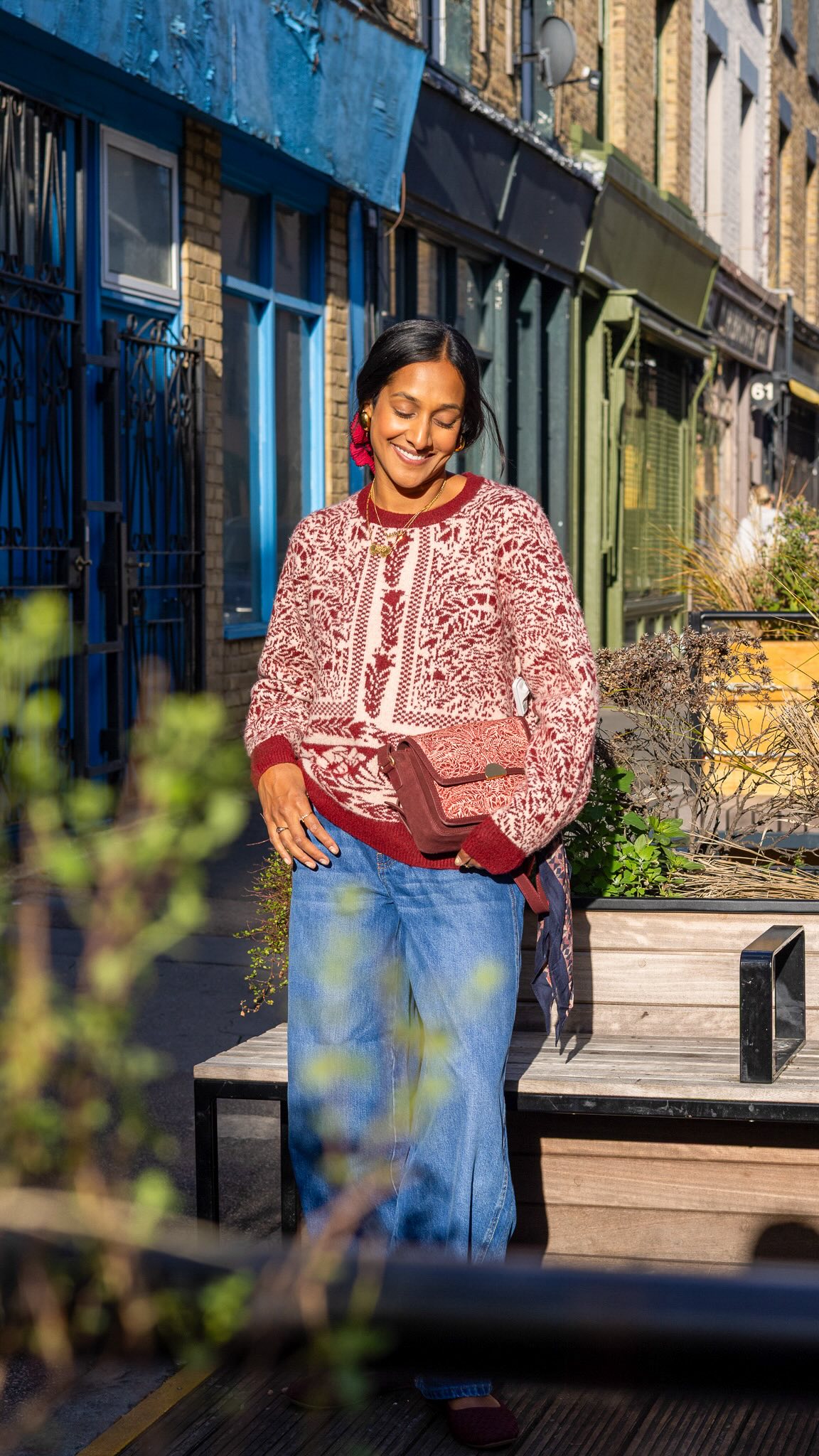 Instagram post by @heartzeena for FatFace. Caption reads: Print lovers this is for you! I’m obsessed with....