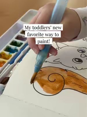 TikTok post by @kinseyyy.a for JoyCat. Caption reads: [...] to make, but these watercolor books by....