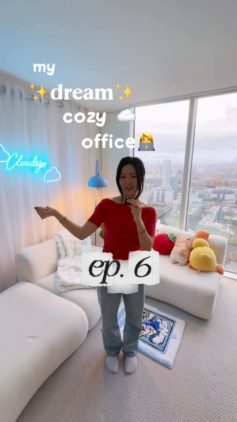 Instagram post by @cloudsjoo for Homary. Caption reads: the perfect room for drunk chats with my friends....