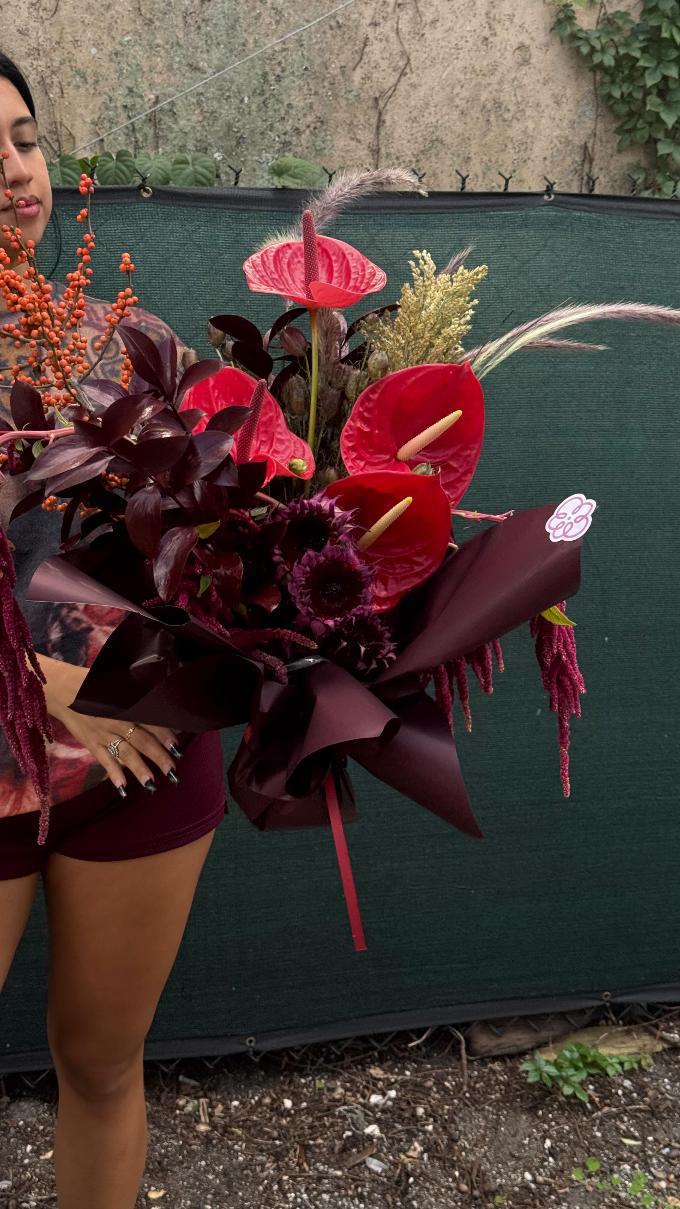 Instagram post by @calma_floral for Fresh. Caption reads: This time of year, everything feels a little more....