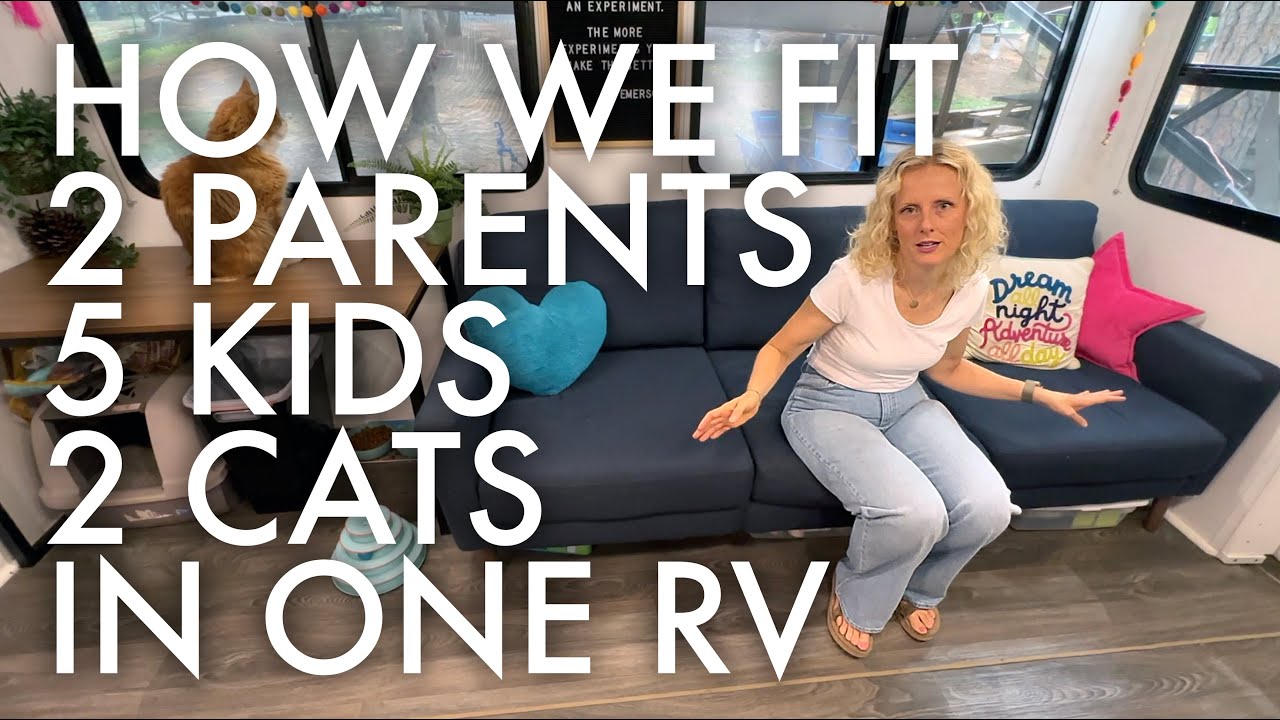 YouTube post by @KnorppandSouth11 for Gotrax. Caption reads: BIG FAMILY RV TOUR : FAMILY OF 7 LIVING IN TRAVEL....