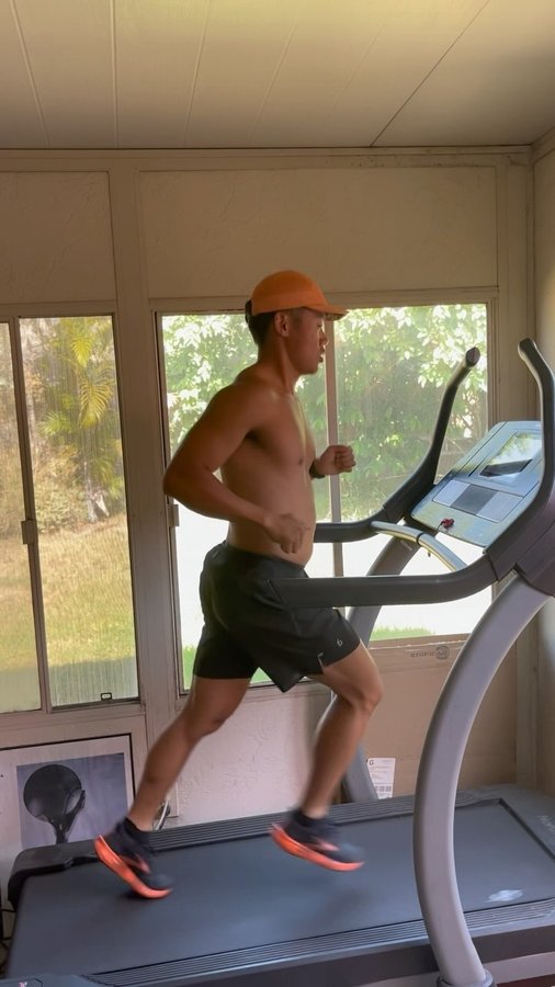 Instagram post by @j_nukes for FlipBelt. Caption reads: I love gear testing on short local runs or on the....