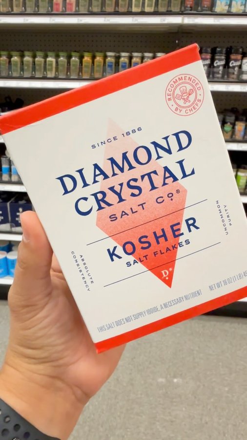 Instagram post by @diamondcrystalsalt for targetdoesitagain. Caption reads: No two salts are made alike, which is why we’re SO....