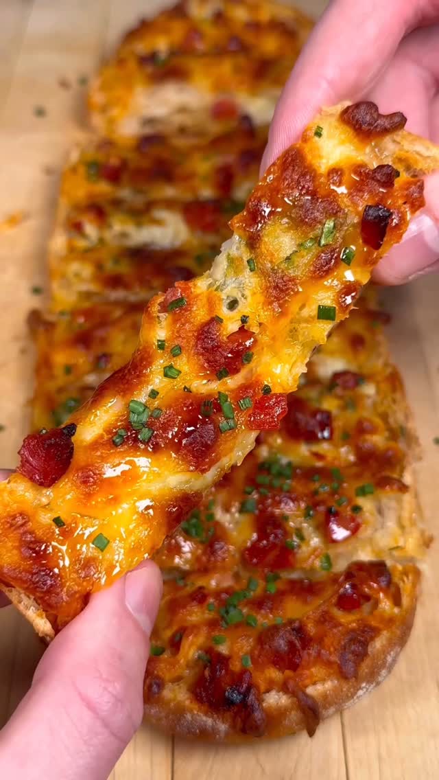 Instagram post by @sam_stern for Buzzfeed. Caption reads: Chorizo and hot honey garlic from @sam_stern....