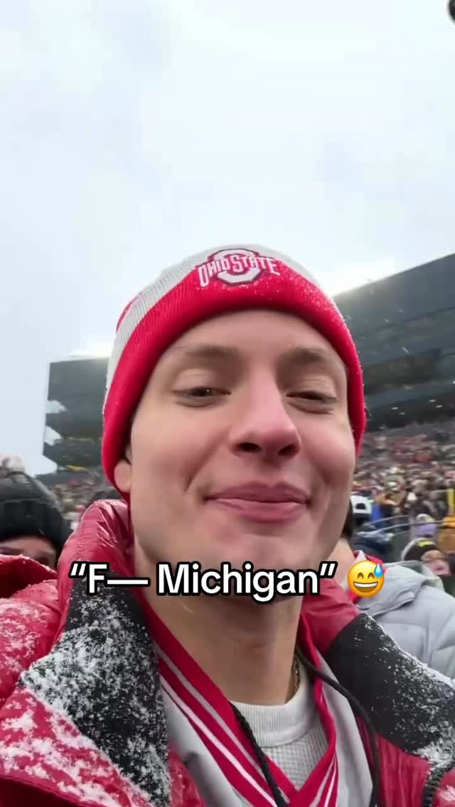 Instagram post by @mattrife for ESPN. Caption reads: @mattrife talking his talk 🗣️ OSU beat Michigan....