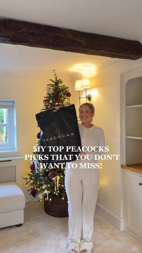 Instagram post by @homewithkat_ for Peacocks. Caption reads: MY TOP AFFORDABLE PEACOCKS FINDS ✨🙌🏼 p.s… Watch....