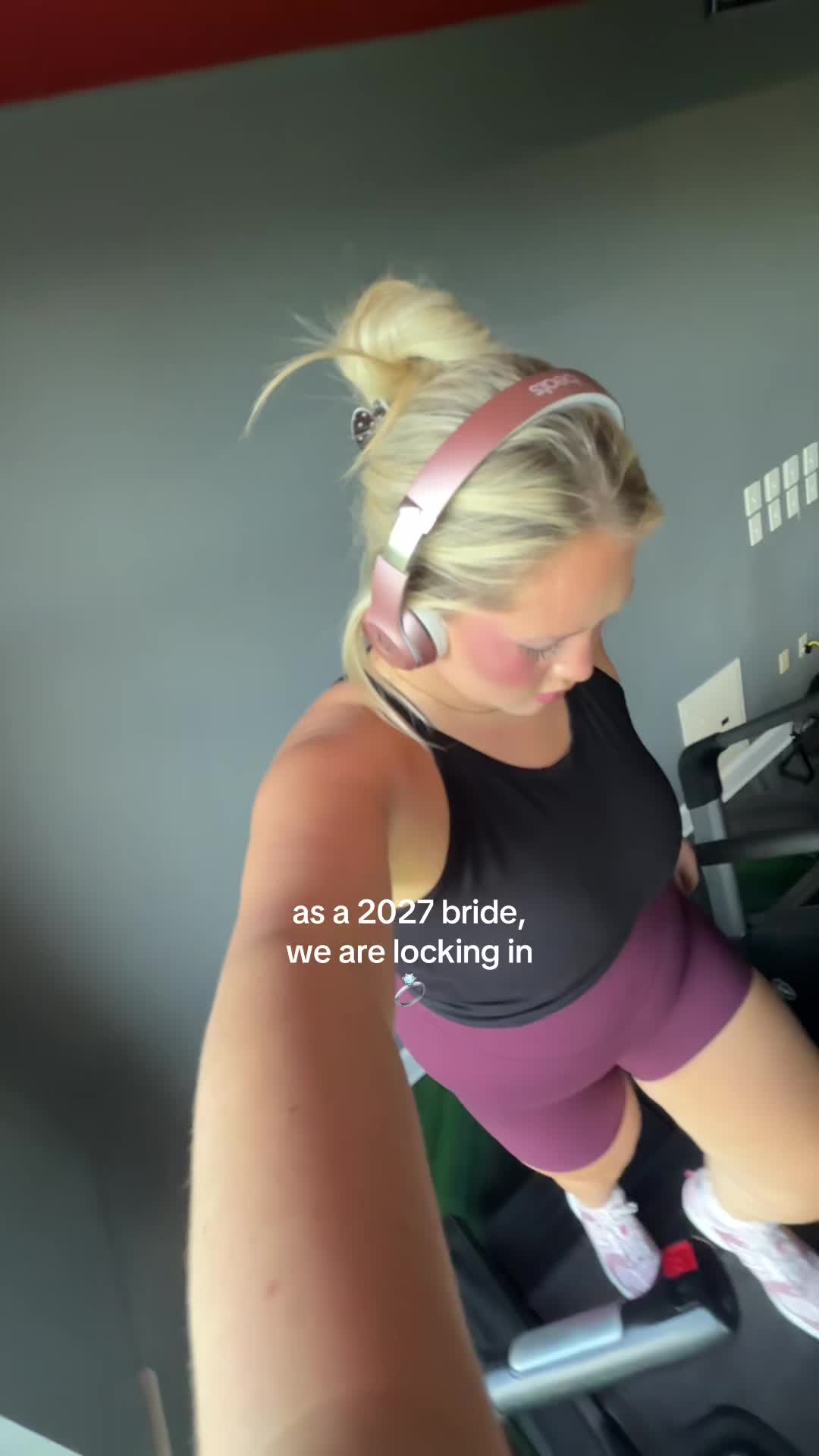 TikTok post by @haileykparton for Vitality. Caption reads: [...] on this wedding day 🤭🥲 these @shopvitality....