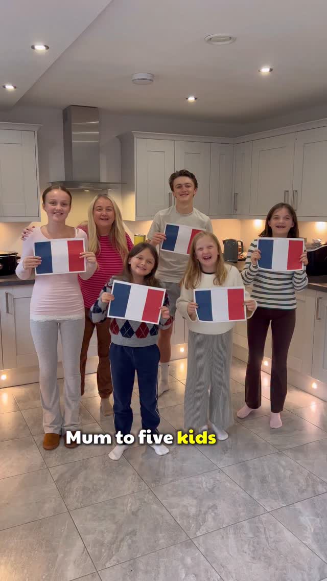 Instagram post by @kimmieandjohn for Rosetta Stone. Caption reads: [...] 🥐 in no time at all - thanks to....