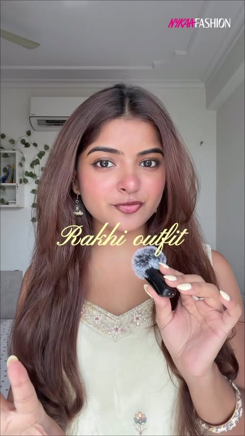 Instagram post by @aryyaverse for Nykaa Fashion. Caption reads: [...] ✨ Curated the best Rakhi looks from Nykaa....