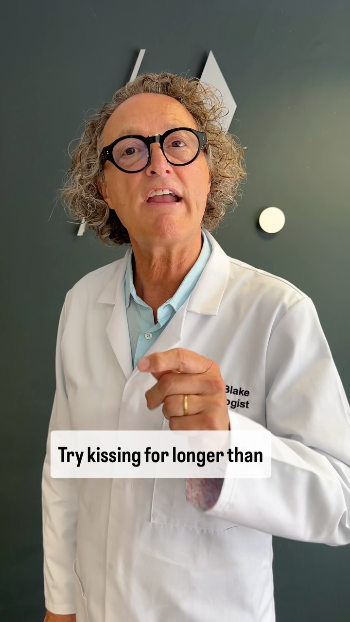 Instagram post by @markblaketrichologist for NIOXIN. Caption reads: Kissing for longer than 6 seconds triggers....