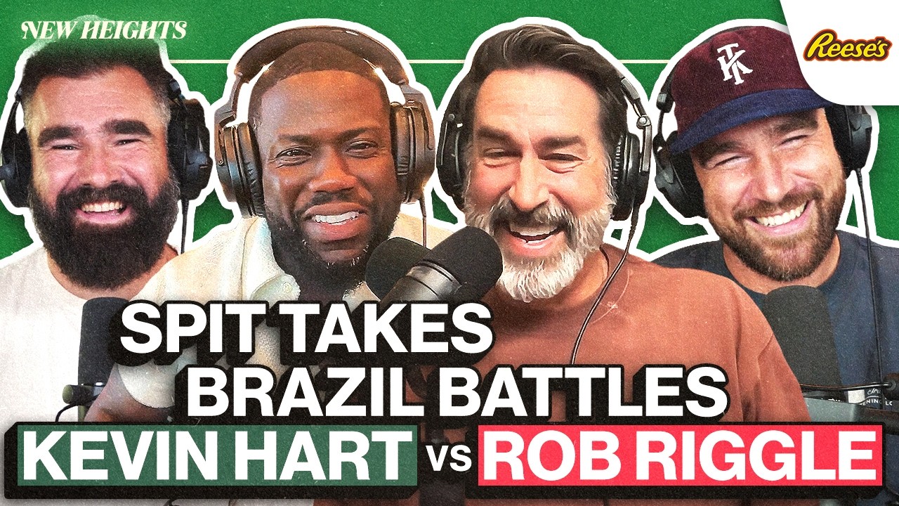 YouTube post by @newheightshow for Allstate. Caption reads: Chiefs Brazilian Bummer, "Spitgate" and....