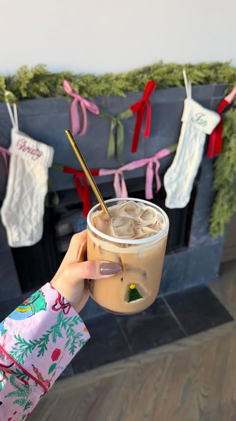 Instagram post by @christy_ix for La Colombe Coffee. Caption reads: Annual ditch day vlog🎄🩰 My latest obsession is....