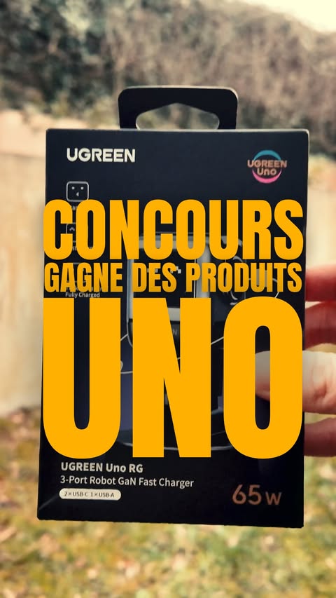Instagram post by @heyjonat for Ugreen. Caption reads: 🎁 CONCOURS 🎁 Avec @ugreenfr on t’offre 4....