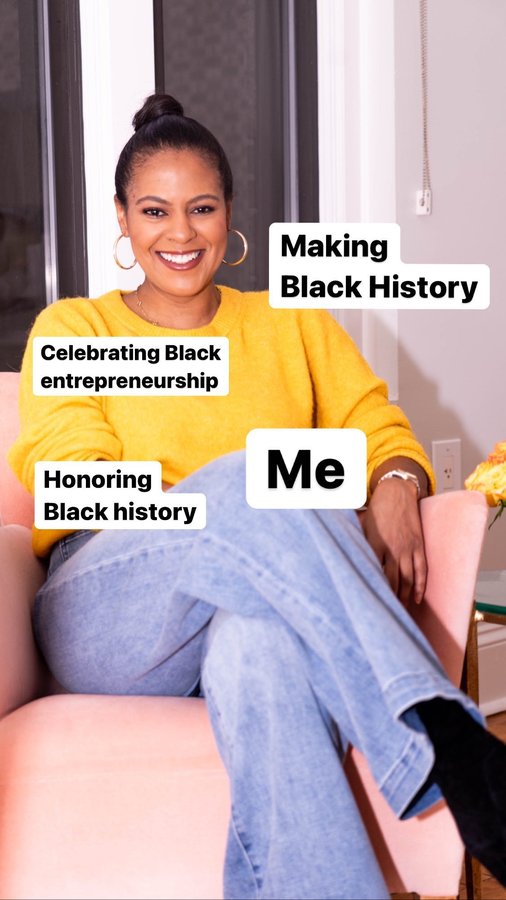 Instagram post by @nicolegibbonsstyle for Clare. Caption reads: As a @dellsmallbiz partner, I’m grateful for....